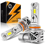 Auxbeam Q26 front view showing lens and chips for brighter fog lighting