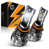 Auxbeam Q5 PSX26W front view showing compact fog lamp and bright output