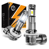 Auxbeam Q6 front view showing bright lens and rugged build for improved visibility