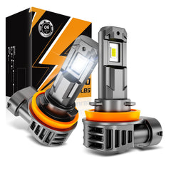 Auxbeam Q6 front view showing fog lights and bright benefit