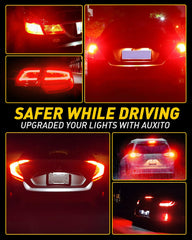 AUXITO installed in a vehicle brake socket showing brighter stop light visibility
