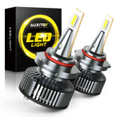 AUXITO 9005 front view pack of two showing plug-and-play benefit