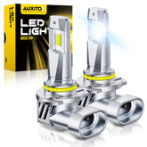 AUXITO 9005 HB3 front packaging showing product and benefits