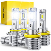 AUXITO front packaging showing H11 9005 bulbs and benefits