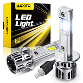 AUXITO front packaging showing bulbs and benefits for easy identification