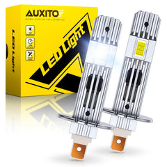 AUXITO front view of H1 pair showing fit and finish and improved visibility
