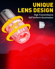 AUXITO optical lens closeup highlighting diffusion and even light distribution benefits