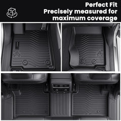 AUXKO cargo mat with high walls containing spills and debris effectively