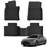 AUXKO front mats in Camry showing full coverage and clean look