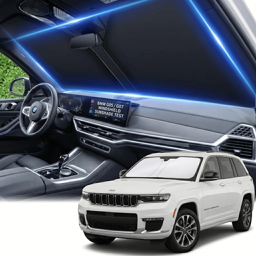 AuyNeas front packaging showing custom Grand Cherokee fit and immediate recognition