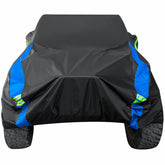 Avecrew cover fitted on Jeep Wrangler front view protecting finish