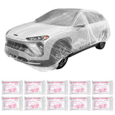 awagas front view of full clear car cover showing full protection benefit