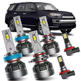 AWALITED front packaging showing entire 6-piece LED kit and quick benefits