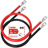 AWELTEC cable front packaging showing red and black pair for easy identification