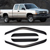 AWVRG front door visor packaging showing included pieces and fitment benefits