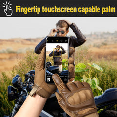 AXBXCX forefinger touchscreen demo enabling device use without glove removal