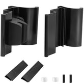 Axfvd front handle assembly on glass showing compact profile and easy grip