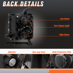 AXLAHA detailed reflector and bezel close-up improving nighttime visibility