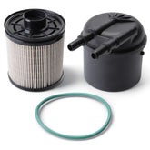 AxleyHub fuel filter front packaging showing model and benefits