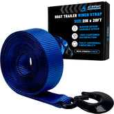 AXSIPEIX front view of winch strap showing full product and benefits