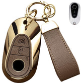 Axtrulix front view showing cover fitting Mercedes key, enhancing protection