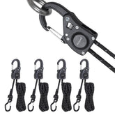 Ayaport front packaging showing four ratchet tie downs and key features