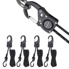 Ayaport front packaging showing four ratchet tie downs and key features