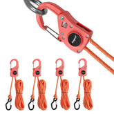 Ayaport front view packaging showing four ratchet tie downs and benefits
