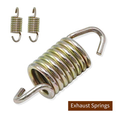 Aynaxcol five exhaust springs fanned out showing consistent tensioning
