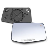 AZ-HAPPYMALL front view of passenger mirror glass shows exact fit and finish benefits