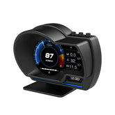 AZIJYV P6 front display showing speed and RPM for safer driving