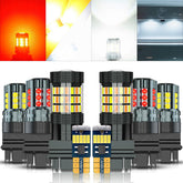 AZQOP front packaging showing complete Silverado LED bulb kit and benefits