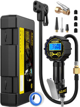 AZUNO front view of adaptor showing gauge and dual heads, quick pressure checks