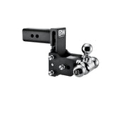 B&W front view of Tow & Stow showing overall shape and robust design benefit