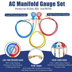BACOENG color-coded hoses laid out for fast identification and safe connections