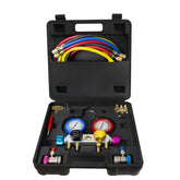 BACOENG front view manifold gauge set showing durable construction and readable gauges