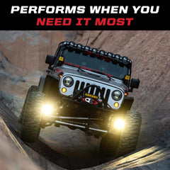 Baja Designs S1 wiring harness detail with connectors for easier installation benefit