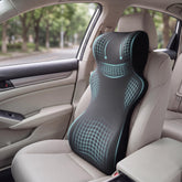 BALAPET front view of gray one-piece pillow showing full contour support