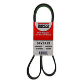 Bando 6PK2415 front packaging showing part label and fitment details for quick identification and fit certainty