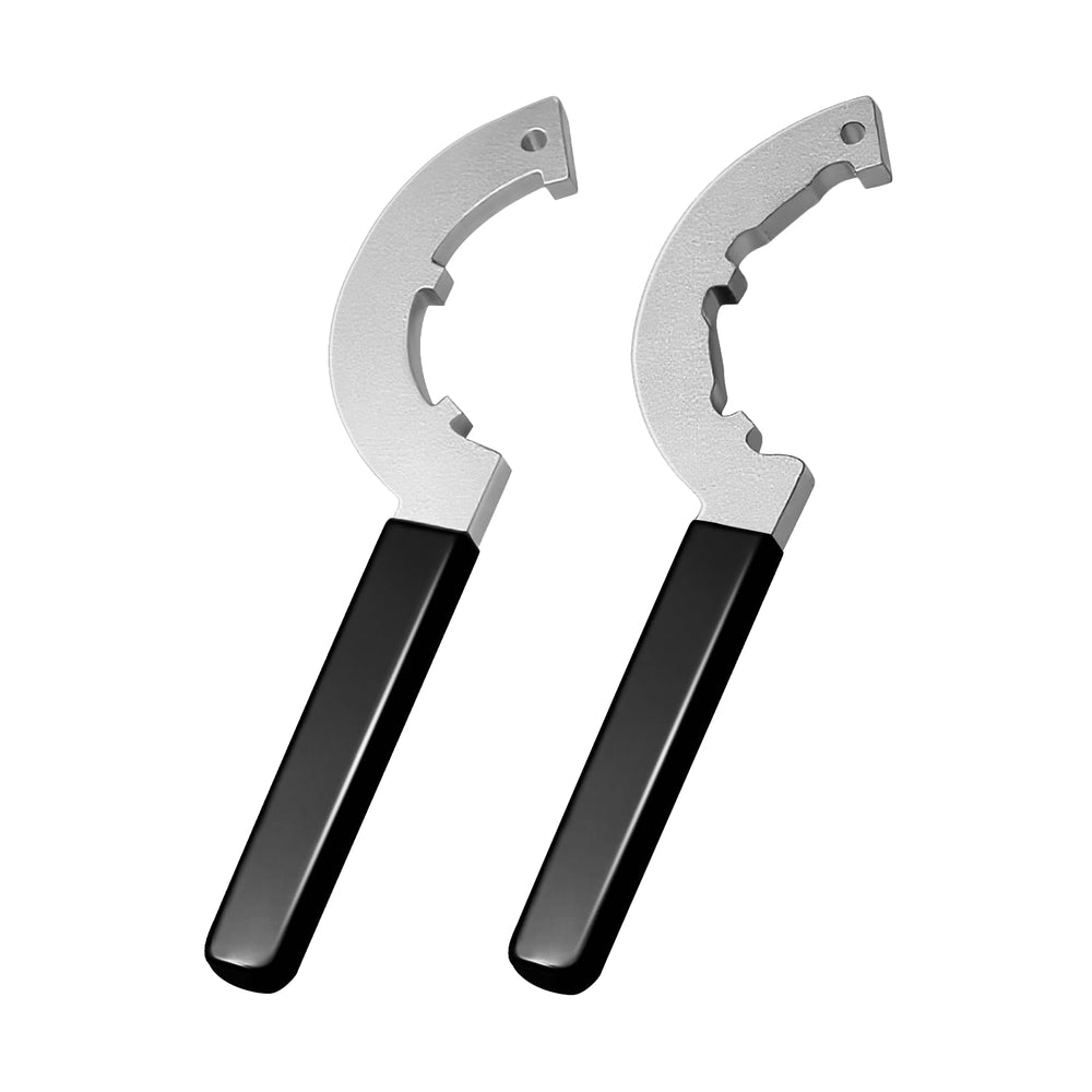 BANLIN front view of T114W spanner wrench set showing both tools and packaging, durable kit benefit