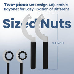 BANLIN rubber handle detail showing ergonomic grip, reduces hand fatigue during adjustments