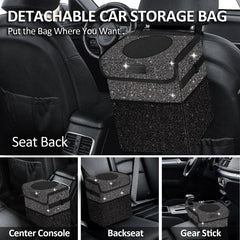 BAOGCOYO installed on headrest showing hanging placement and stable hands-free benefit