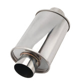 BaoHuaSun front profile muffler showing sleek shape and noise reduction benefits