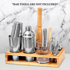 Barillio stand beside a hand to show scale and compact countertop savings