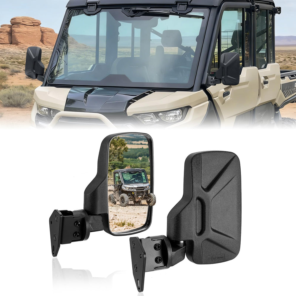 BARQUPO front view mounted on Can-Am Defender showing wide coverage