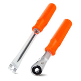 BARTOO fork-end release front view showing durable steel and clear engagement