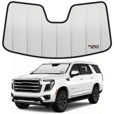 BasaltAuto front-fit on Yukon showing precise coverage and sun protection