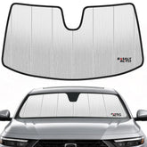 BasaltAuto front view installed on Accord showing full windshield coverage and cooling benefit