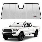 BasaltAuto front view showing custom-fit windshield coverage and instant heat protection