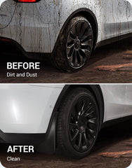 BASENOR attached at rear wheel arch shielding tie rod and suspension parts